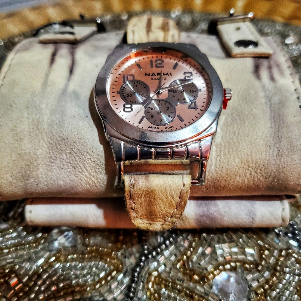 LADIES NEW wrist wallet watch 'One More Time'